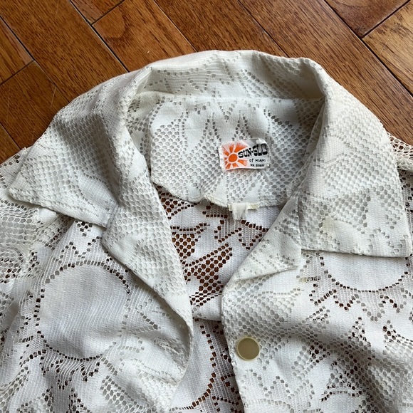 Vintage Crochet Shirt - Picture 3 of 3